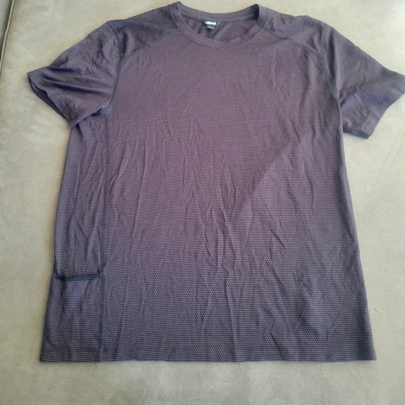 allbirds Other - Allbirds Natural Run Tee Shirt Adult X-Large Black Purple Wool Blend Textured